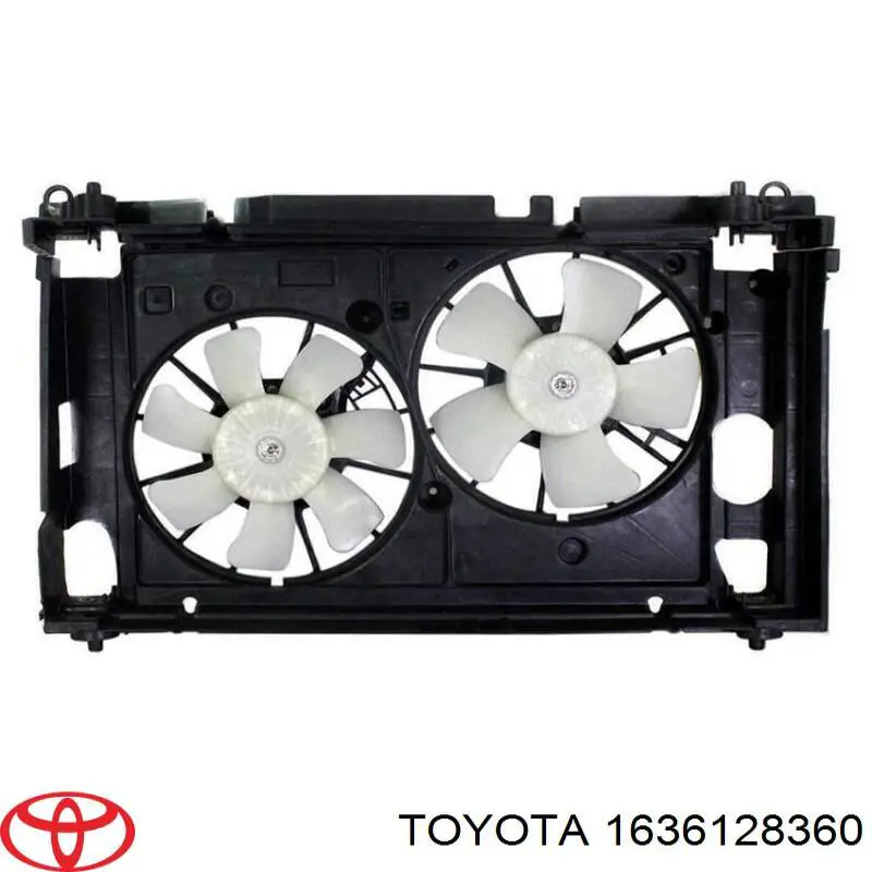 Rodete ventilador, refrigeración de motor derecho para Toyota Prius (ZVW30)