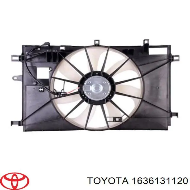 Rodete ventilador, refrigeración de motor izquierdo para Toyota Camry (V40)