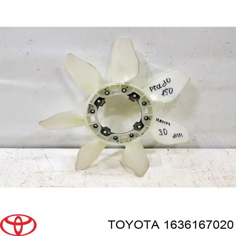 Ventilador del radiador Toyota 1636167020 precio, desde 56,93 EUR