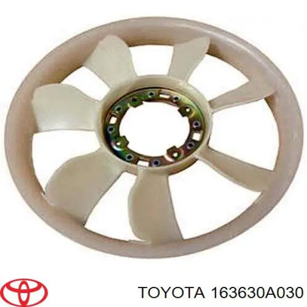 Motor del ventilador de enfriado Toyota 163630A030