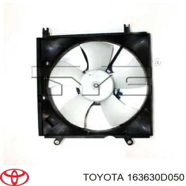 163630D050 Toyota motor de ventilador, refrigeración, izquierdo