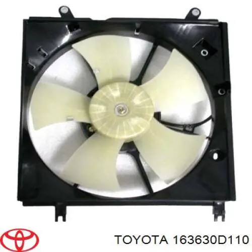 Comprar 1636328160 Toyota Motor del ventilador de refrigeración izquierdo