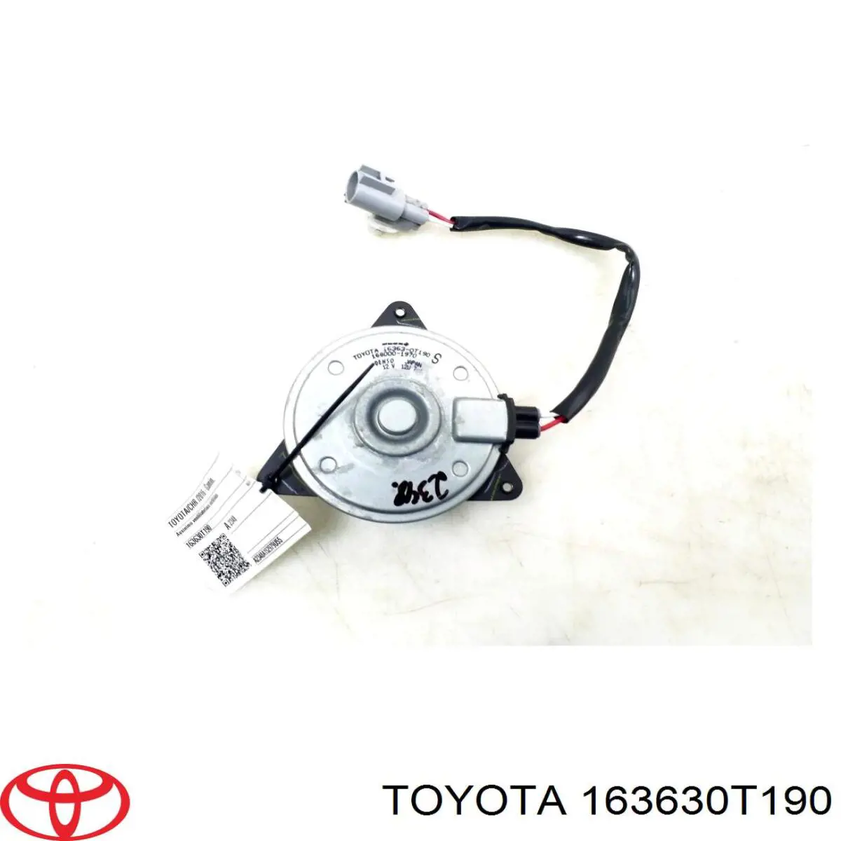 163630T190 Toyota Motor del ventilador de refrigeración izquierdo