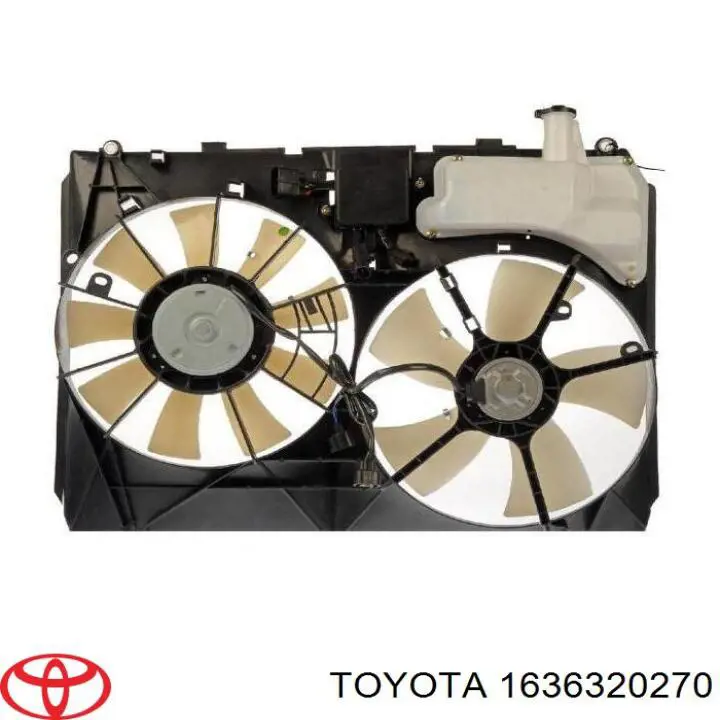 1636320270 Toyota motor de ventilador, refrigeración, izquierdo