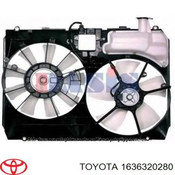 Motor de ventilador, Refrigeración, derecho para Lexus RX (U3_)