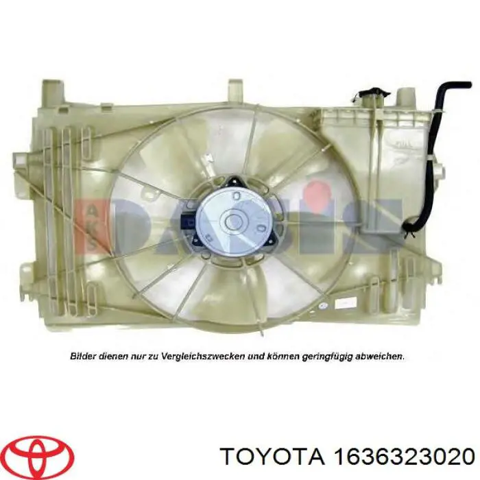 Motor eléctrico, ventilador del radiador para Toyota Corolla (E12)
