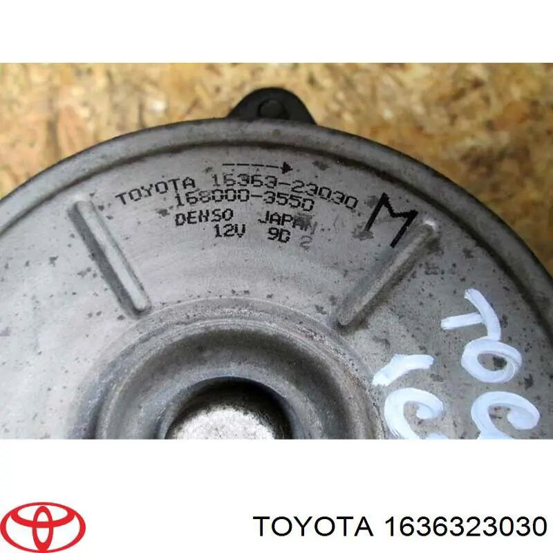 1636323030 Toyota motor de ventilador, refrigeración, izquierdo