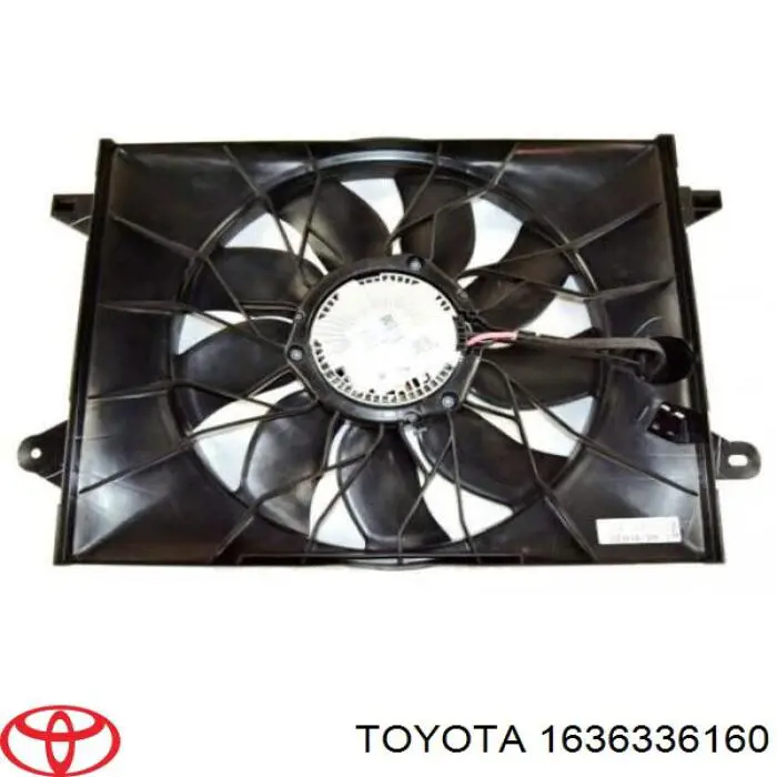 1636336160 Toyota motor de ventilador, refrigeración, derecho