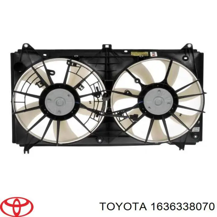 1636338070 Toyota motor de ventilador, refrigeración, izquierdo