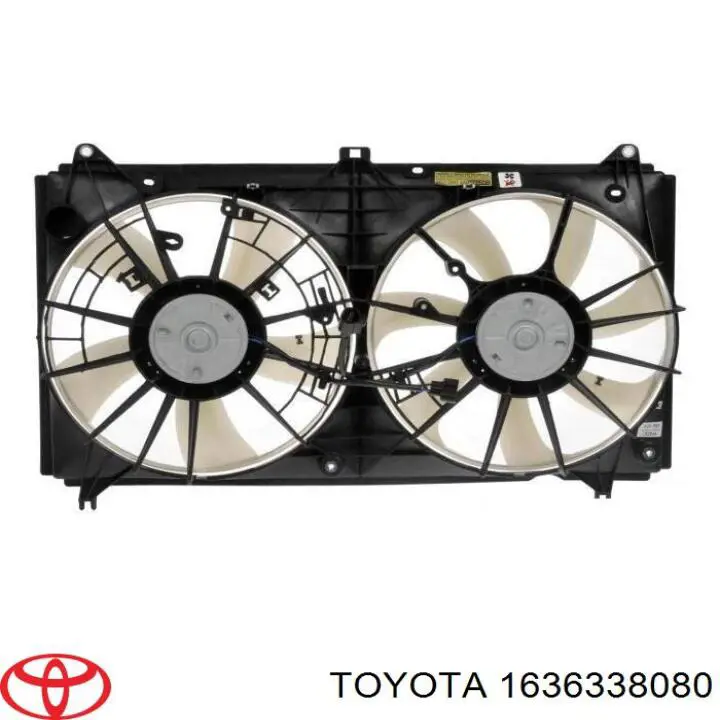 Comprar 1636338080 Toyota Motor del ventilador de refrigeración derecho