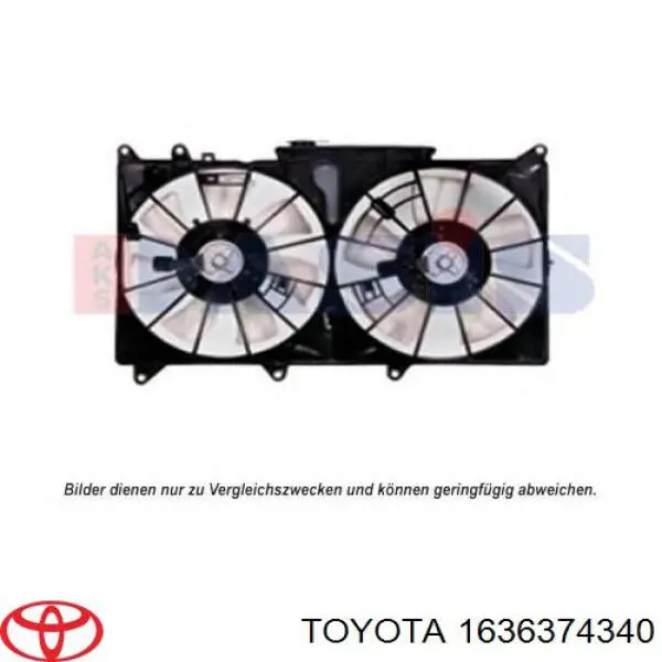 1636374340 Toyota motor ventilador del radiador