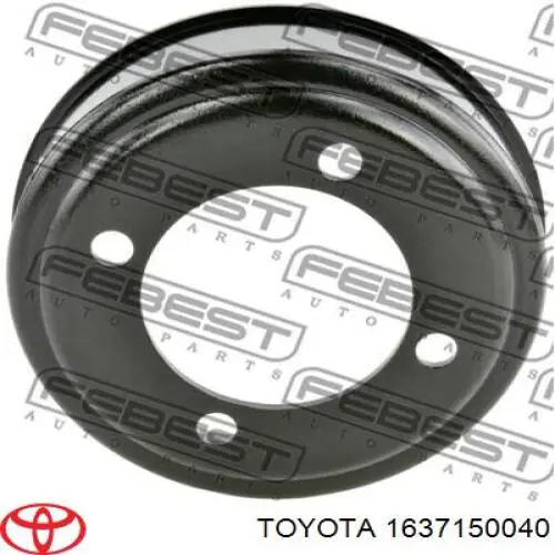 1637150040 Toyota sistema de enfriamiento de acoplamiento viscoso de polea(impulsor)