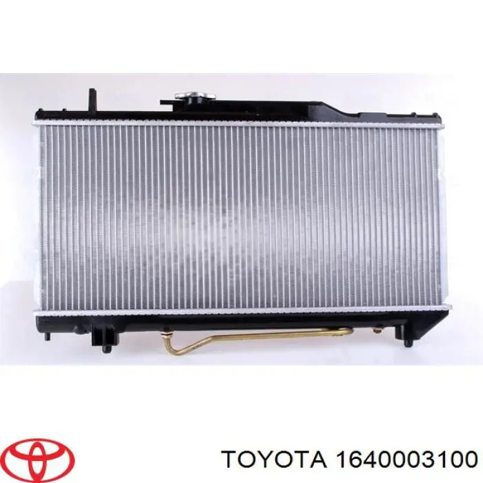 16400-03100 Toyota radiador refrigeración del motor