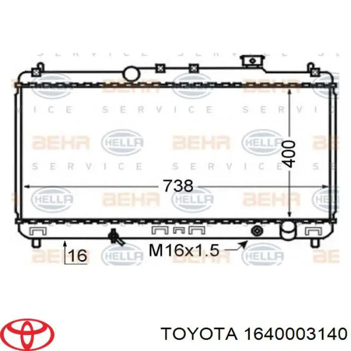 1640003140 Toyota radiador