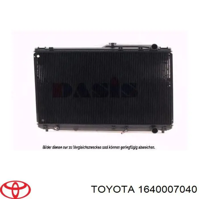 16400-07071 Toyota radiador