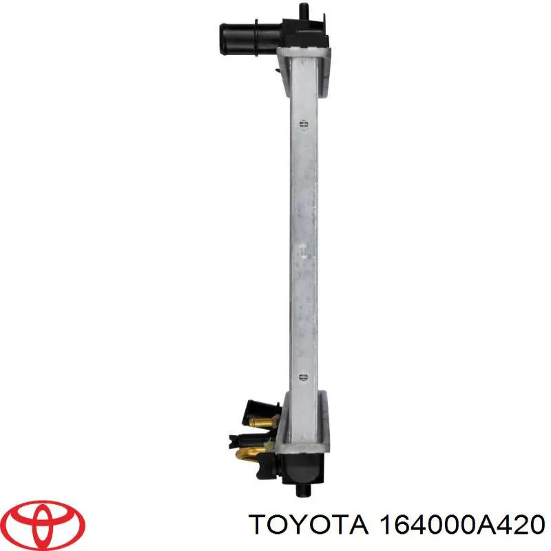 164000A420 Toyota radiador refrigeración del motor