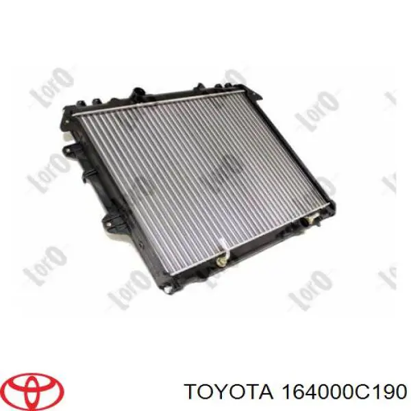 164000C240 Toyota radiador refrigeración del motor