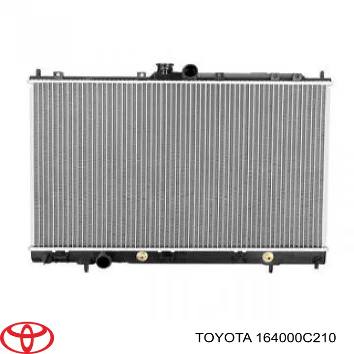 164000C210 Toyota radiador refrigeración del motor