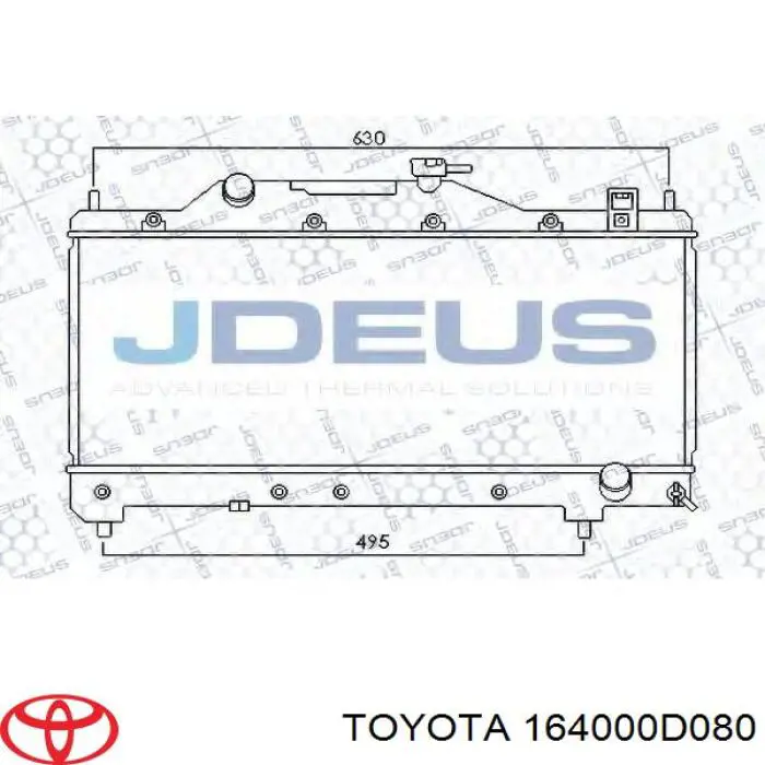 Água radiador Toyota 164000D080 precio, desde 91,71 EUR