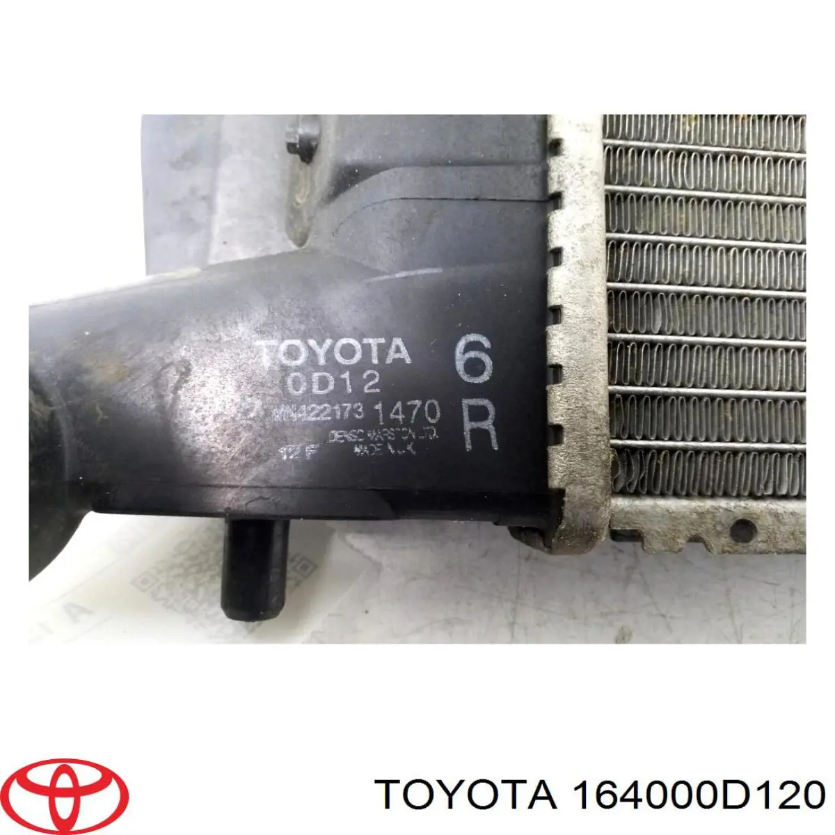 164000D120 Toyota radiador