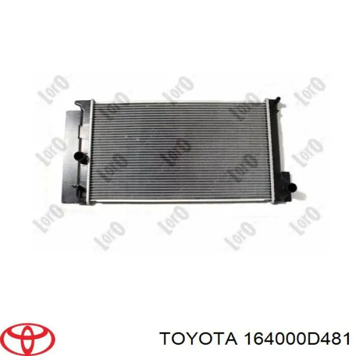 164000D481 Toyota radiador