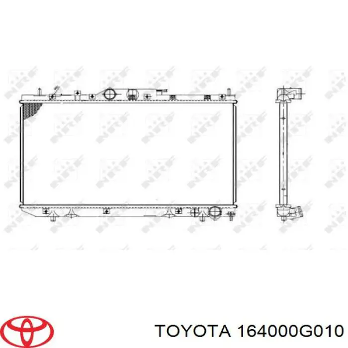 164000G010 Toyota radiador