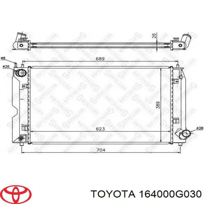 Comprar 164000G030 Toyota Radiador de auto