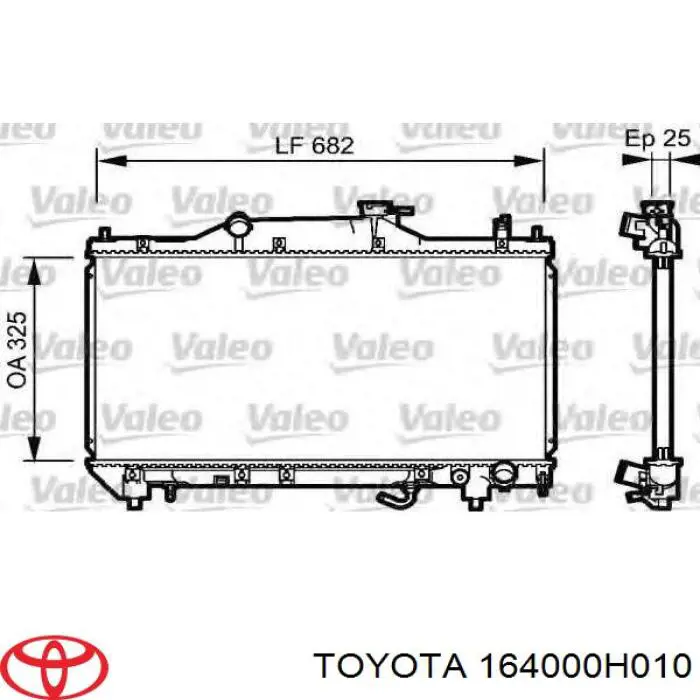 Água radiador Toyota 164000H010 precio, desde 143,87 EUR