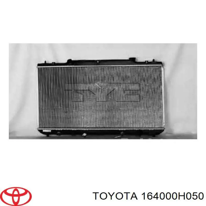 164000H050 Toyota radiador refrigeración del motor