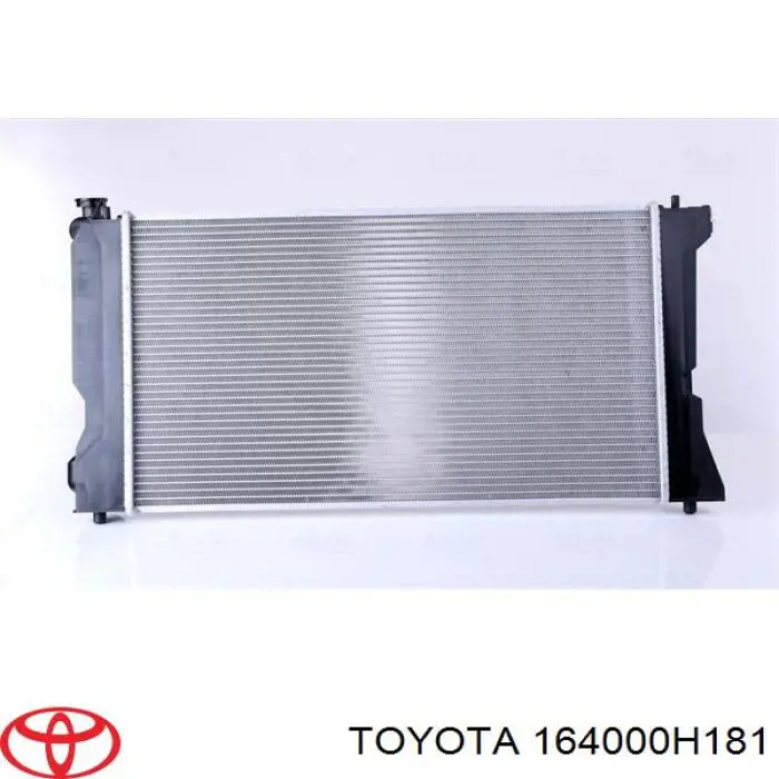 164000H181 Toyota radiador refrigeración del motor