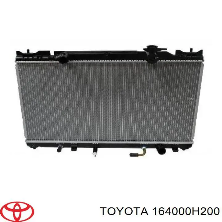164000H200 Toyota radiador