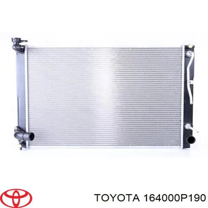 164000P190 Toyota radiador refrigeración del motor