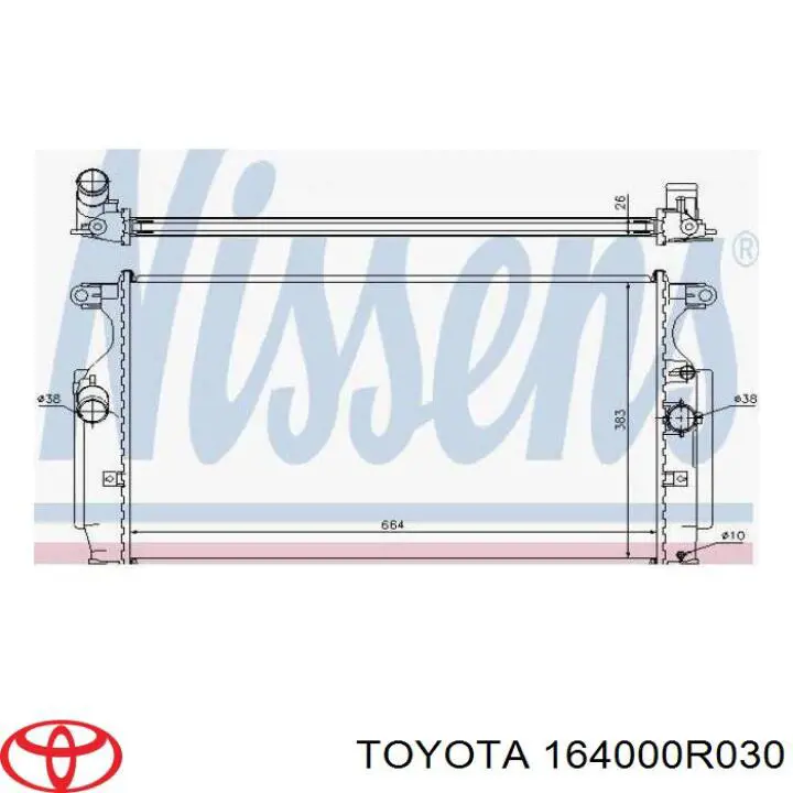 Água radiador Toyota 164000R030 precio, desde 79,86 EUR