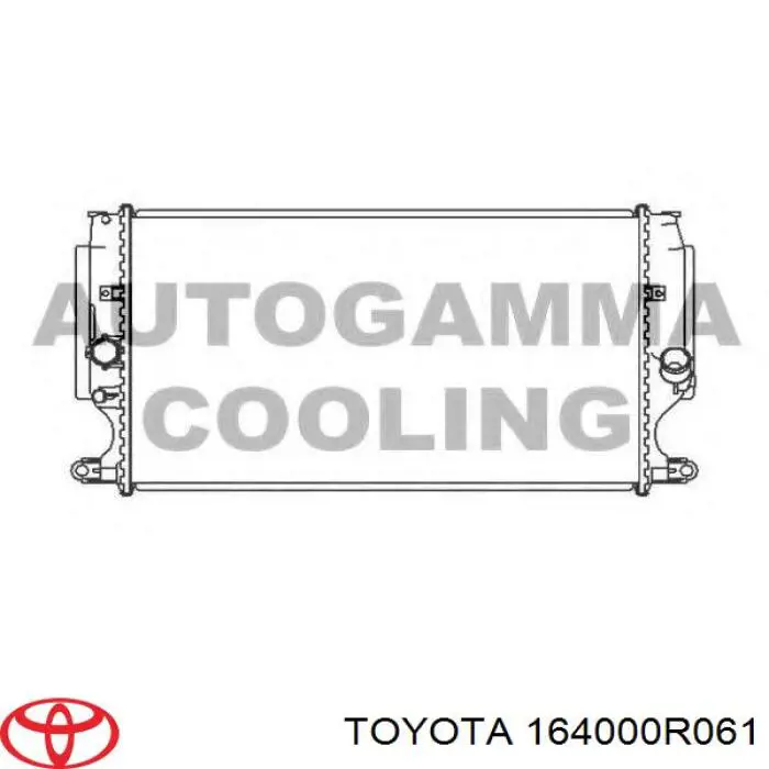 164000R061 Toyota Refrigeración del motor