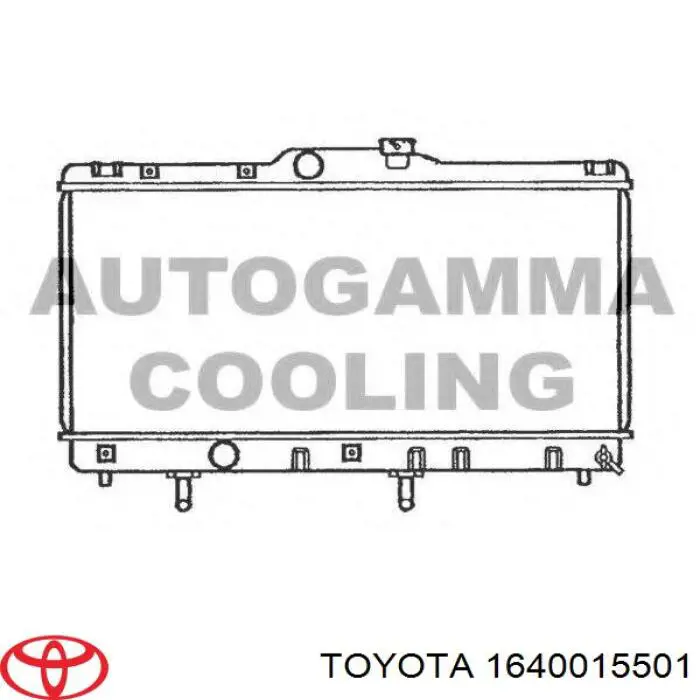 1640015501 Toyota radiador
