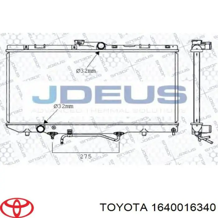 1640016340 Toyota radiador