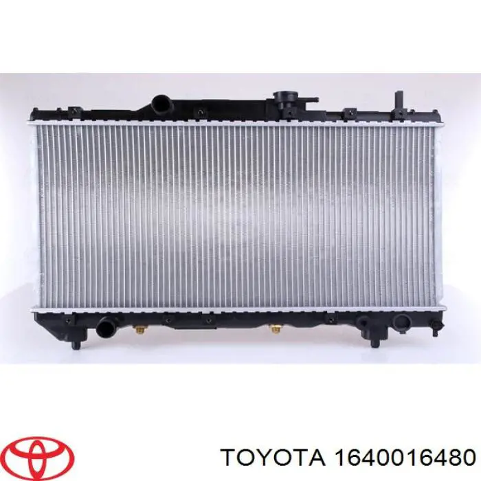 1640016480 Toyota radiador refrigeración del motor