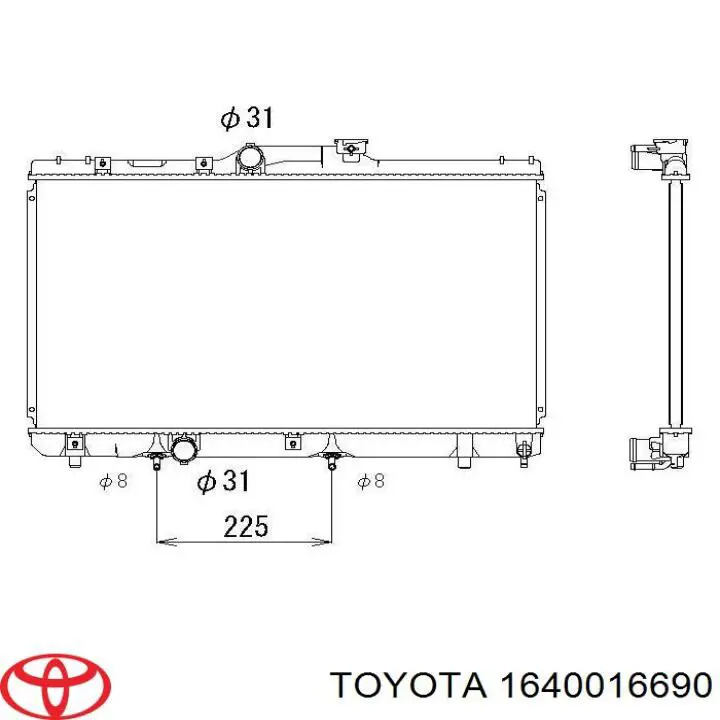 1640016690 Toyota radiador