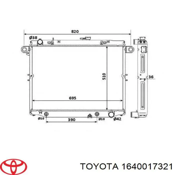 1640066131 Toyota radiador