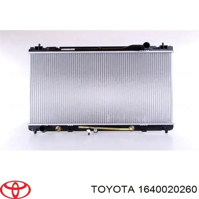 1640020260 Toyota radiador refrigeración del motor