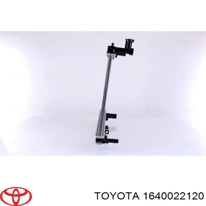 1640022120 Toyota radiador refrigeración del motor