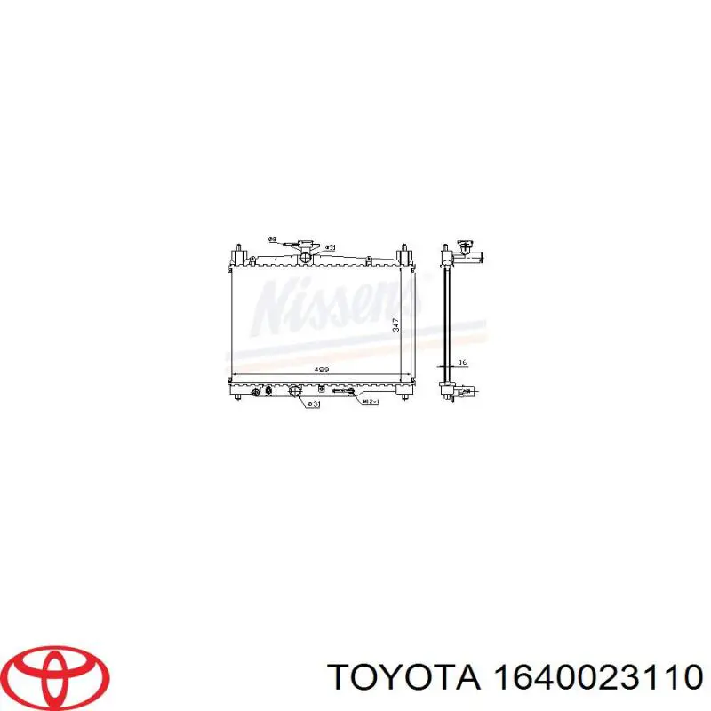 1640023110 Toyota radiador