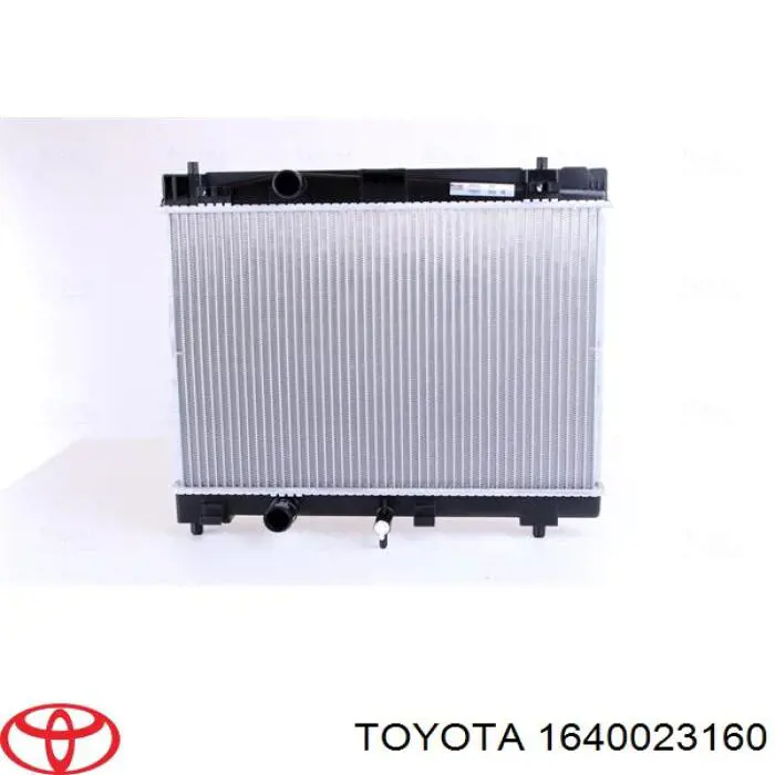 Radiador 1640023160 Toyota