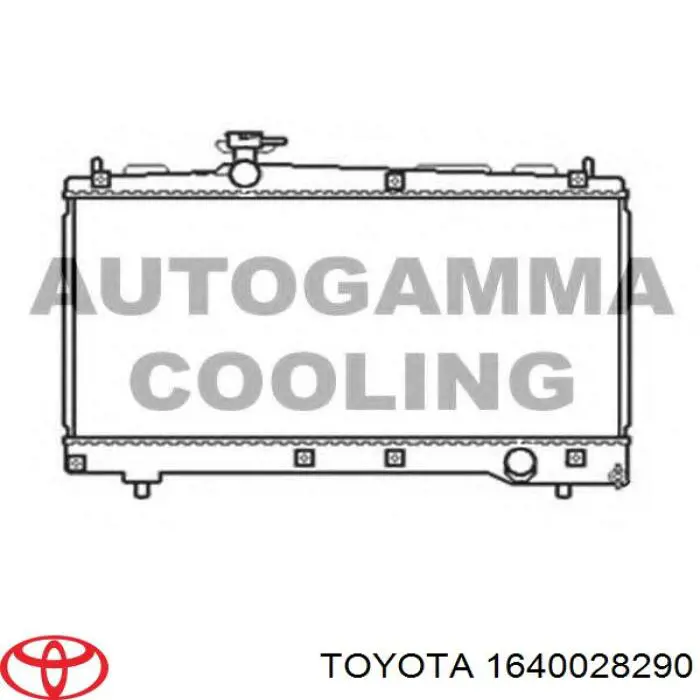 Comprar 1640028290 Toyota Radiador de auto