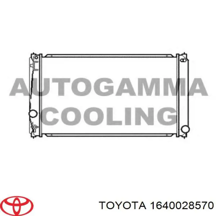 Água radiador Toyota 1640028570 precio, desde 89,43 EUR