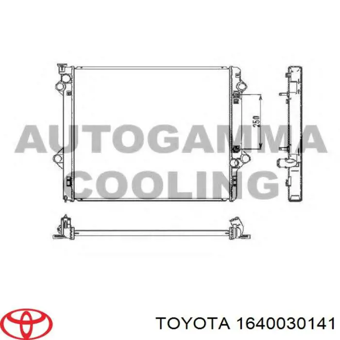 1640030142 Toyota radiador