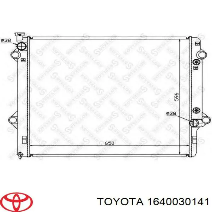 Água radiador Toyota 1640067210 precio, desde 192,22 EUR