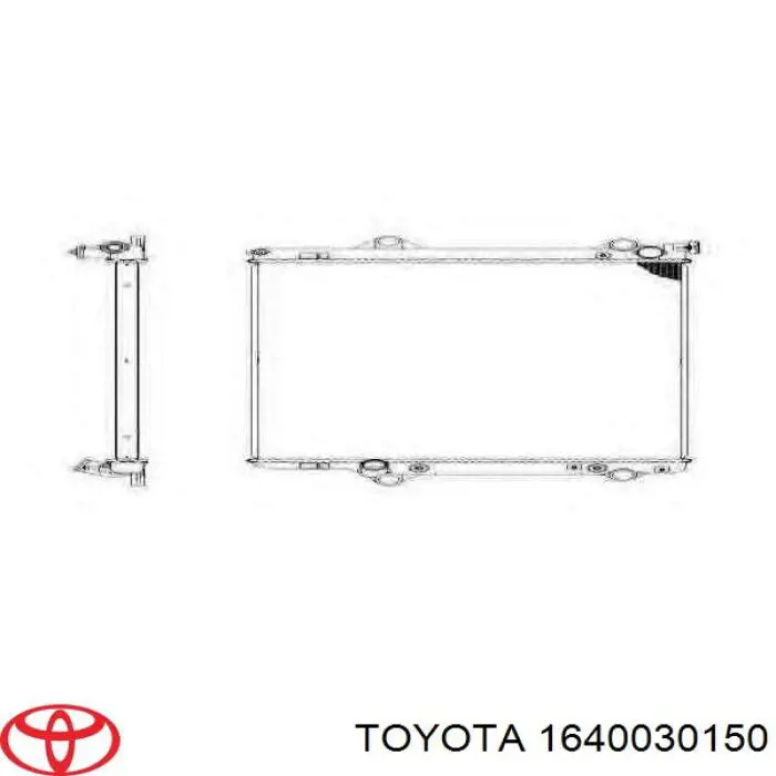 Comprar 1640030152 Toyota Radiador de auto