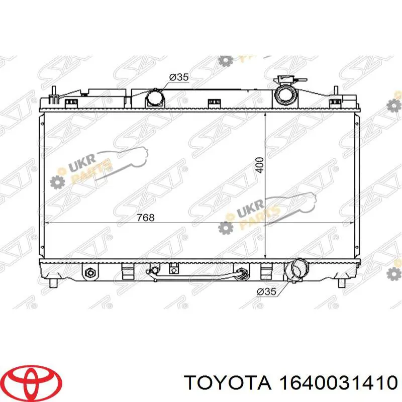 1640031410 Toyota radiador