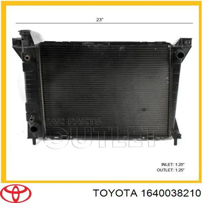 1640038H10 Toyota